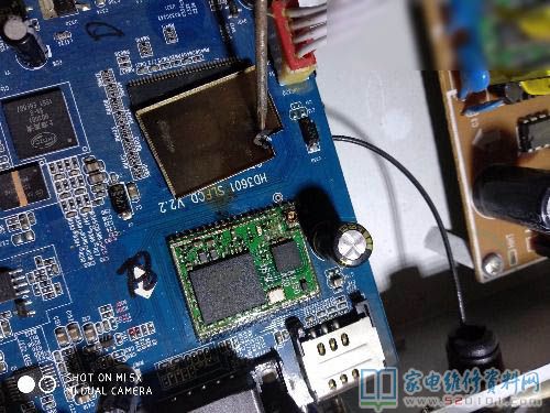 戶戶通機頂盒定位模塊短路的故障修復